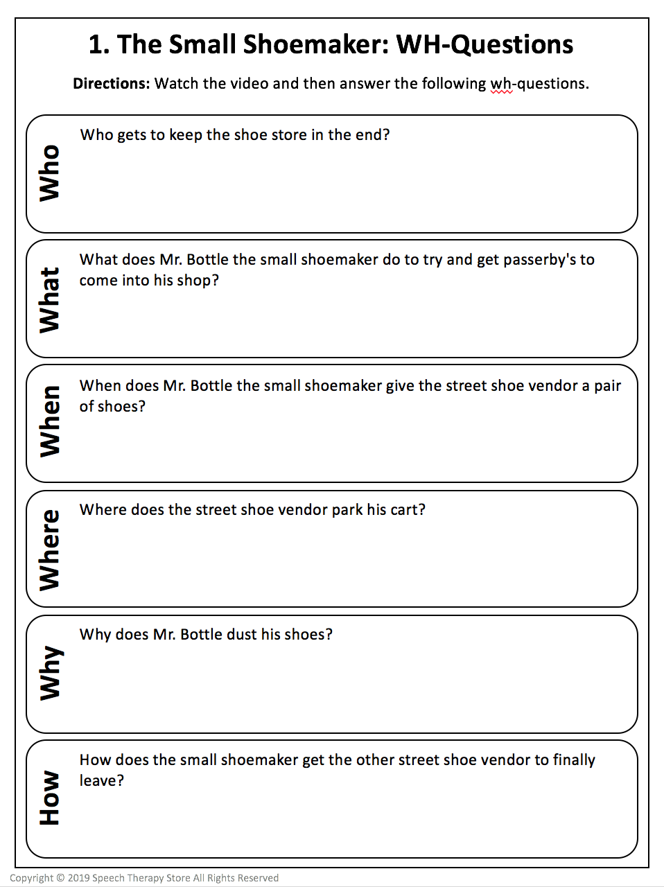 problem solving questions for adults speech therapy